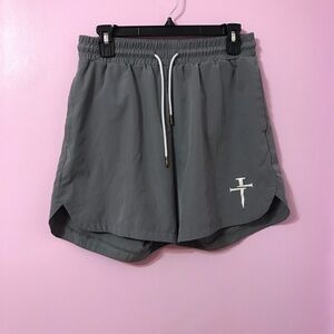 Three Nails Clothing gray shorts size medium